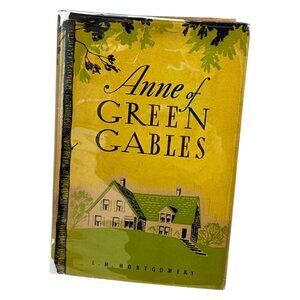 Anne of Green Gables LM Montgomery Book HC DJ Canadian Edition Ryerson 1948